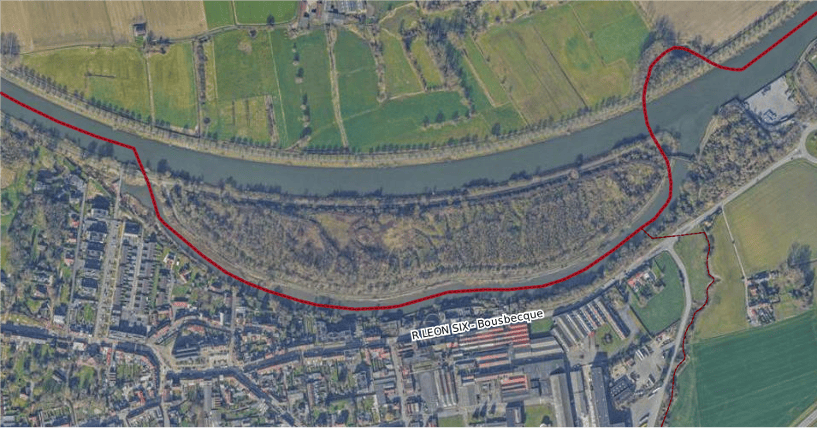 Eilandje van Bousbecque – rechteroever (B)